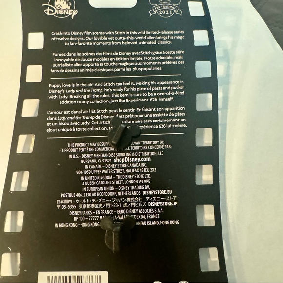 Stitch Crashes Disney Pin Lady and the Tramp - Limited Release - Picture 8 of 13